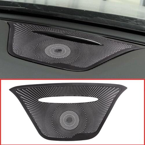 Car Audio Speaker For Mercedes Benz GLA X156 CLA C117 A Class Dashboard Loudspeaker Interior Stickers Cover Trim Car Accessories