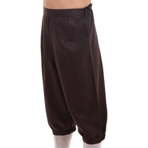 Mens Retro Pirate Viking Pants Renaissance Knicker Colonial Pants Breeches