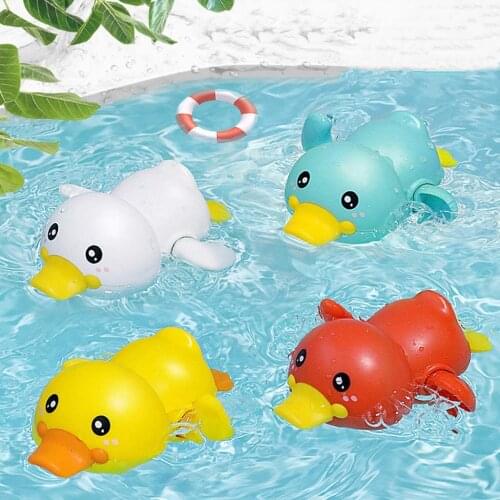 Baby Bath Swimming Toys,Toddlers Bathroom Pool Supplies Toy,Cute Wind Up Animal Bath Toys set,Clockwork Swimming Duck Bath Toys