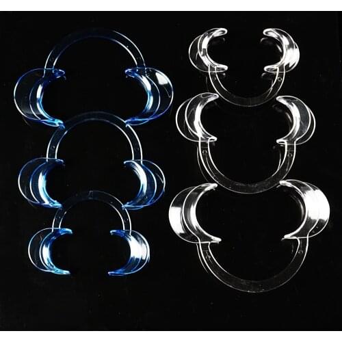 40 pcs Dental C Shape Mouth Opener Gag Dentistry Tools Cheek Retractor Mouth Spreader Lip Oral Clean Opener Dentist Materials