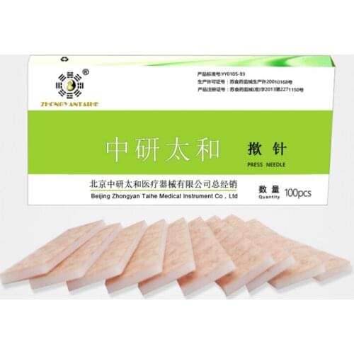 Top quality 100pcs/box Zhongyan Taihe Acupuncture Needle Disposable Needle press needle ear Needle