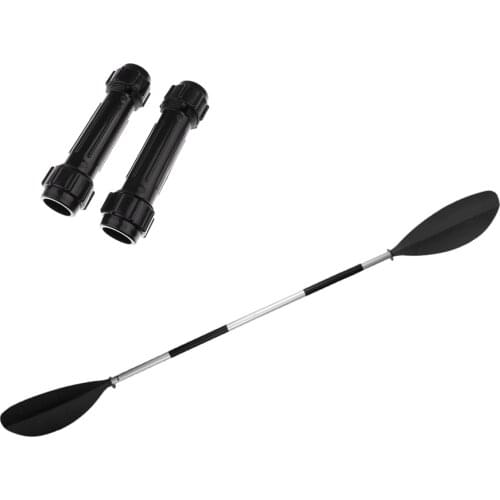 Boat Inflatable Dinghy Oars Split Paddles 4 Piece with Connectors Screw Joints Replacement Parts