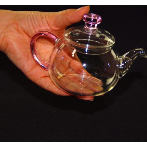 Mini Glass Tea Set Heat Resistant Glass Tea Infuser Tea Pot Double Wall Glass Cup Kung Fu Tea Set Puer Kettle Gas Stove Teapot