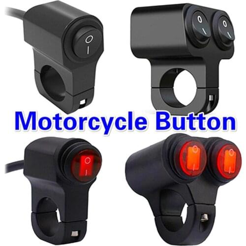 Motorcycle Handlebar Double Switch Electric Aluminum Alloy Waterproof Dual Switc