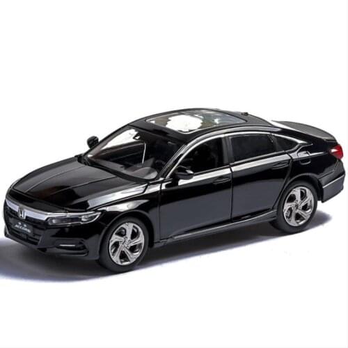 2020 NEW 1:32 alloy pull back car models high simulation Honda Accord metal diecasts pull back &flashing & musical