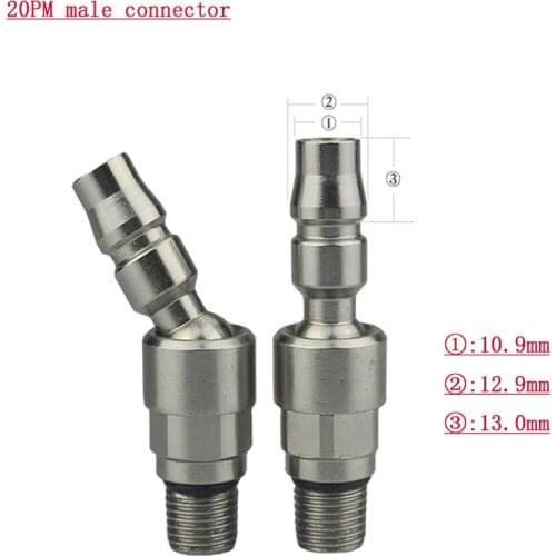 1/4 inch pneumatic universal quick joint 20PM C type air pipe joint air compressor air blow gun 360 degree rotary joint
