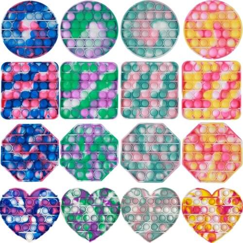 Push Bubble Sensory Toy Autism Needs Squishy Stress Reliever Toys Adult Child Funny Fidget It Puzzle Game Anti-Stress Toys