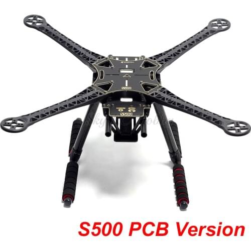S500 SK500 500mm Quadcopter Multicopter Frame Kit PCB Version with Carbon Fiber Landing Gear for FPV Quad Gopro Gimbal Upgrade