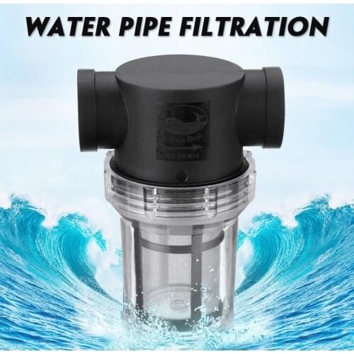 1/2 3/4 1 Inline Mesh Strainer Water Pump Filter Garden Irrigation Connecto