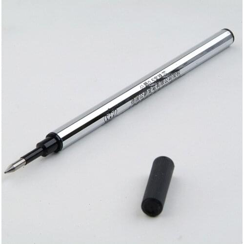 Duke 10.2cm Length Short Ballpoint Pen Refill 10pcs/lot 0.5mm Black Ink Flat Rollerball Pen Refills for Duke Model 2009,338 Etc