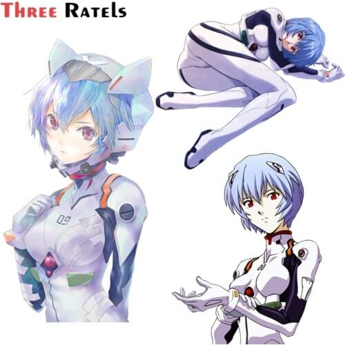 Three Ratels F288 Cool Anime Girl Vinyl Decal Sticker Car Styling Waterproof Accessories