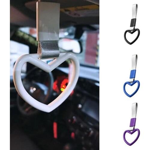 Tsurikawa Ring Heart JDM Train Bus Handle Hand Strap Charm Drift Accessories Car Strap K1I6 Drift Auto Styling E0Z9