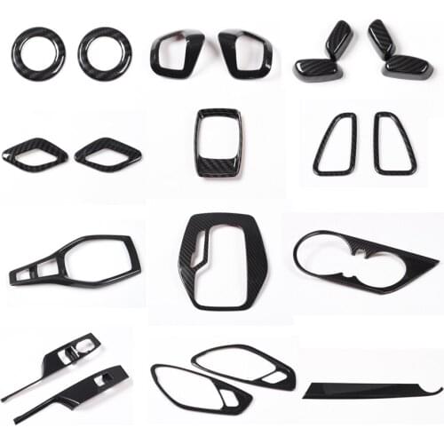 YAQUICKA Car Interior Door Handle Window Lift Switch Gear Shift Panel etc Trim Cover Styling For Chevrolet Camaro 2017+ ABS