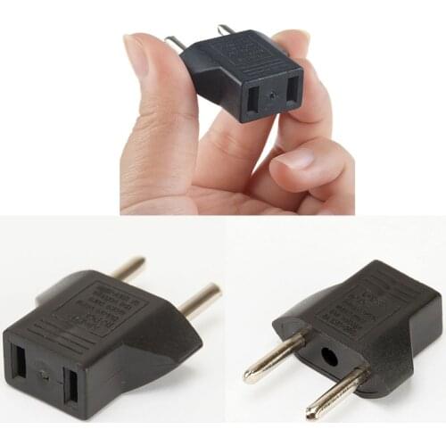 3X USA US To EU Europe Travel Charger Power Adapter Converter Wall Plug Home