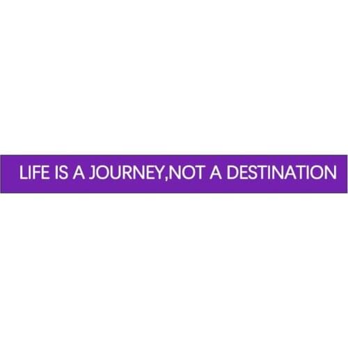 300pcs Motivational LIFE IS A JOURNEY NOT A DESTINATION Silicone Bracelets Rubber Wristbands Free Shipping by DHL