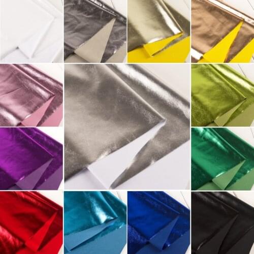 Four-Way-Stretch Shiny Bronzing Lycra Fabric for Dress,Legging,Swimsuit,Stage Performance Cloth Black White Champagne Silver Red
