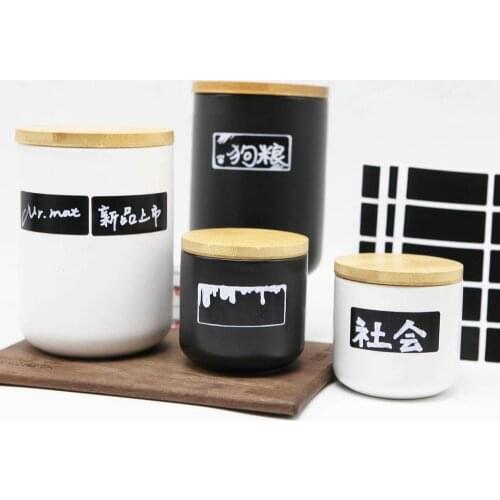 Black floor sticker adhesive vinyl pvc Write label wall decoration private die cut vinyl cork label Bottles of stickers