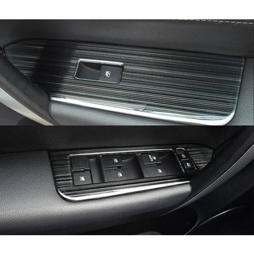 For Chevrolet 2008-2017 CAPTIVA LHD Interior Door Window Glass Armrest Lift Buttons Panel Decoration Cover Trim Car Accessories