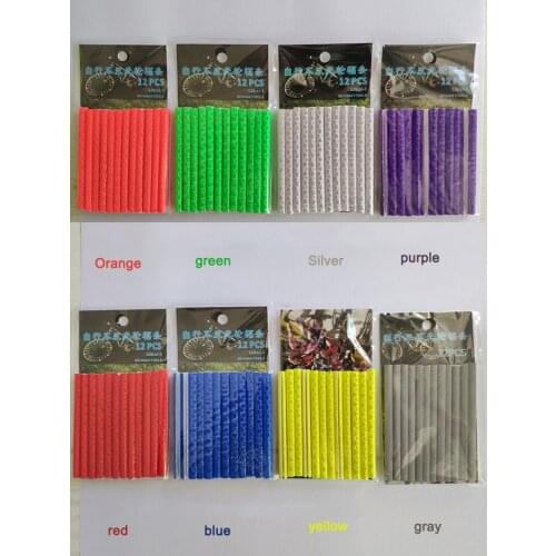 12Pcs Bicycle Light Wheel Rim Spoke Clip Tube Safety Cycling Strip Reflective Reflector Warning Light Bike Bicycle Accessories