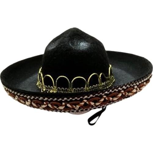 Pet cats and dogs Mexican style hat headgear durable photography props pet decoration accessories