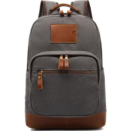 Laptop Backpack Women Canvas Big Bags Men canvas Travel Leisure Backpacks Retro Casual Bag School Bags