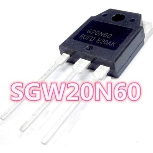 Good quality SGW20N60 20N60 G20N60 TO-247 600V 20A Power IGBT Transistor Free shipping