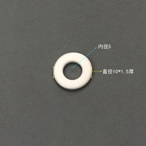 M5x10x1.5mm Alumina Ceramic Washers Insulation Gasket High Temperature Resistant O-shaped Sealing Insulation Round Ring
