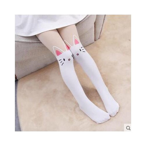 Cartoon Designs Girls Tights Lovely Velvet Stockings for Girls Cartoon Patchwork Dancing Kids Tight Pantyhose Stocking 2-12 Year