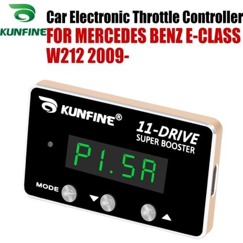 KUNFINE Car Electronic Throttle Controller Racing Accelerator Potent Booster For BENZ E-CLASS W212 2009-After Tuning Parts