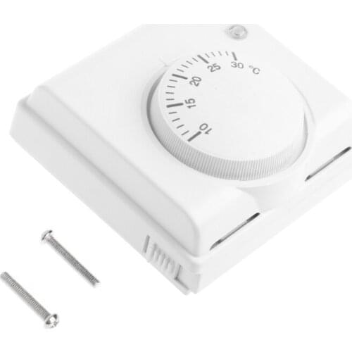 220V 6A Mechanical Room Thermostat Temperature Controller Air Condition and Floor Gas Boiler Heating Y08D