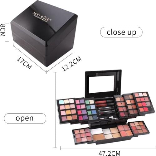 Missrose makeup set eyeshadow palette is not easy to discolor beginners full set of beauty gift box