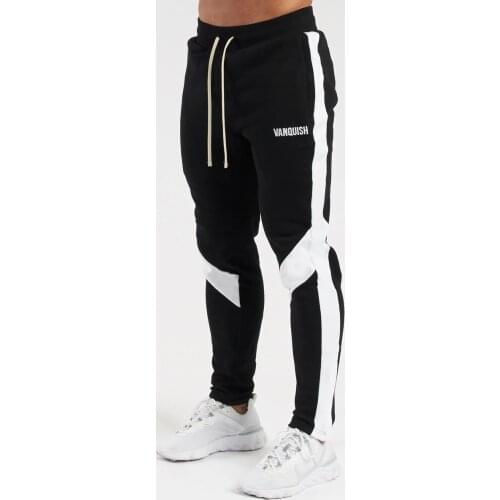 2021 New Mens Jogging Pants Casual Pants Fitness Mens Athletics Tight Legs Sports Pants Longer Gym Training Exercise