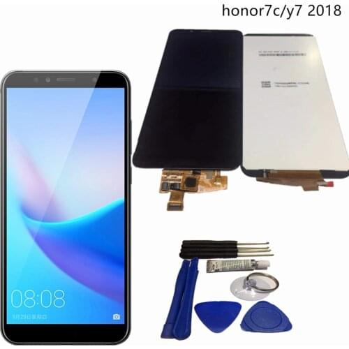 Original lcd For HUAWEI Y7 2018 Lcd Display Touch Screen Digitizer Assembly Replacement With HUAWEI DISPLAY HONOR 7C/y7 2018