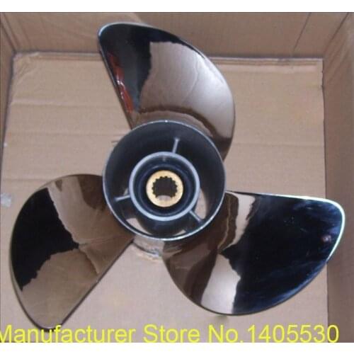 Propeller for Tohatsu yamaha 2- 4 stroke 85-115HP outboard Motor 19 inch stainless steel High quality 13*19-K