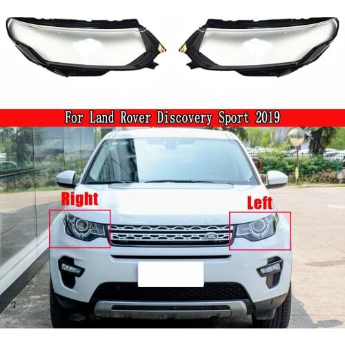 Car Headlight Fog Light Lens Shell Headlamp Cover Transparent Lampshade Lamp Shell Masks For Land Rover Discovery Sport 2019