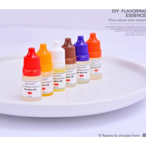 Brand New DIY Natural Flavor Essence Moisturizing Water-soluble Material Lip Gloss Base Gel DIY Lipgloss Kit Flavoring Essential