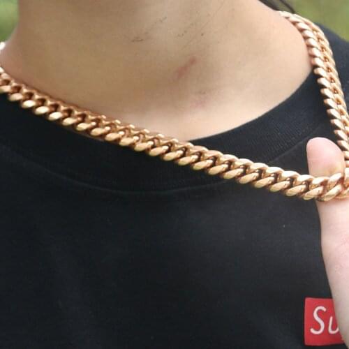 Stainless steel mens heavy chain