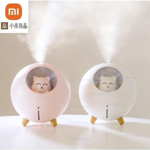 Xiaomi Mijia Household Aromatherapy Spray Desktop Air Humidifier Cute Pet Planet Cat Ultrasonic Aroma Diffuser LED Night