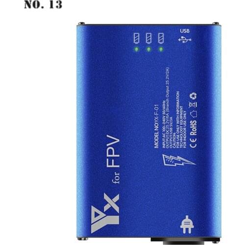 DJI FPV charger 5 in 1 Rapid Intelligent Multi Battery Charger Hub (Charge 3 Batteries & 2 USB Ports) US/EU/UK/AU Types