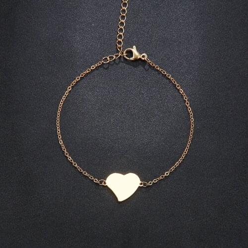 CACANA Bracelet For Women Man Gold And Silver Color Pulseira Feminina Lovers Engagement Stainless Steel Jewelry Drop Shipping