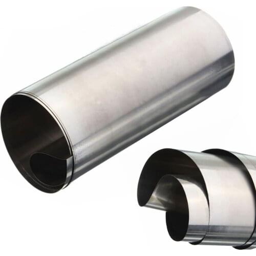 1pcs New Silver 304 Stainless Steel Fine Plate Sheet Foil 0.1mm*100mm*1000mm
