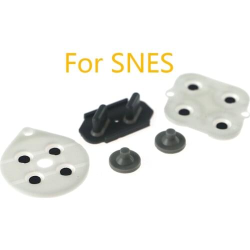 100sets High Quality Controller gamepad Conductive Rubber Pads Replacement for SNES accessories