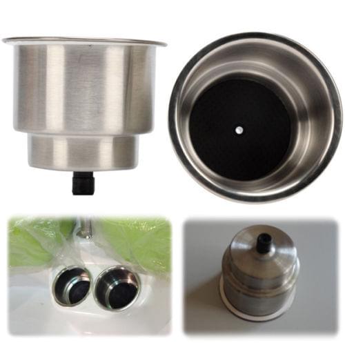 2Pieces Stainless Steel Drinking Cup Holder Marine Boat Truck Camper RV Holders