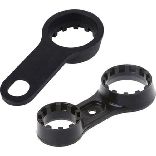 2Pcs Bicycle Key Front Fork Wrench Repair Tool Head Bicycle Parts Accessories Front Fork Repair Tool Disassembly Wrench