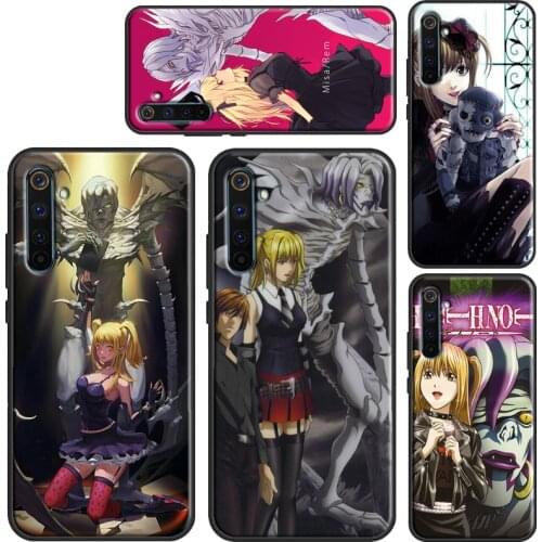 Anime Rem and Misa Death Note Case For OPPO Realme 8 Pro 6 7 Q3 Pro C3 C11 C15 C21 GT OnePlus 8 Pro 9 Pro 7T 8T 9R Cover