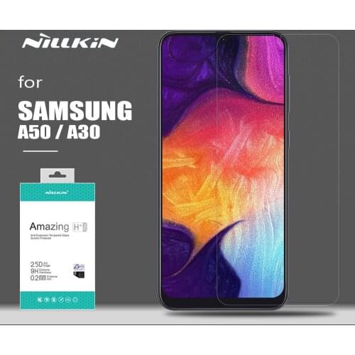 For Samsung Galaxy A50 A30 Glass Nillkin Safety H+ PRO Ultra-Thin Tempered Glass Protective Screen Protector for Samsung A50 A30