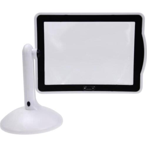 GYTB Portable Desktop 3X Magnifier Led 180 Degree Rotatable Desk Lamp Lighting Loupe Reading Magnifier Glass For Reading Writi
