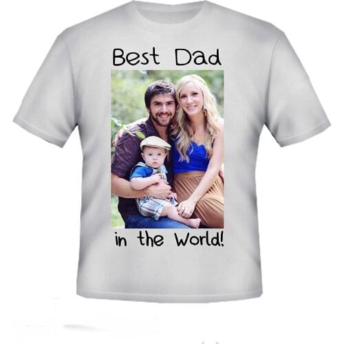 Personalized Photo Printed Quality White T shirt Men Women Unisex Tshirt Famous Turkish Fabric and Textile Production T-shirt
