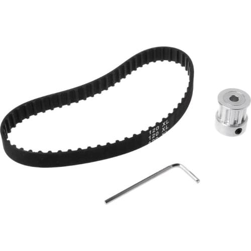 10T 5mm Hole Synchronization Wheel+Timing Belt For Electric Drill No Power Spindle Assembly DIY Woodworking Cutting Grinding