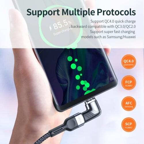 Essager Type C Magnetic Adapter Type-C Male To USB C Female Magnet Connector For Mackbook Pro Huawei 100W USB Convert